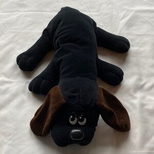 Pound Puppies Plush Black & Brown Dog